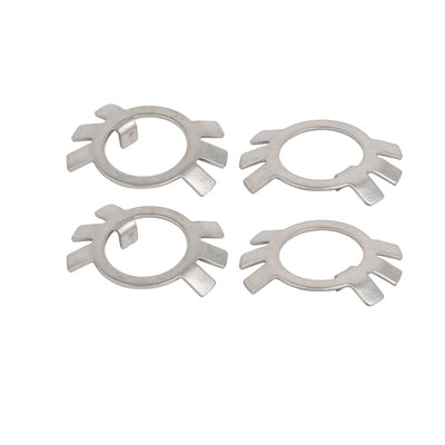 Harfington 4pcs M20 304 Stainless Steel External Tab Spindle Washer for Round Slotted Nut