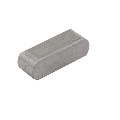 Harfington 15mmx5mmx5mm 304 Stainless Steel Key Stock Keystock Round Ended 4pcs