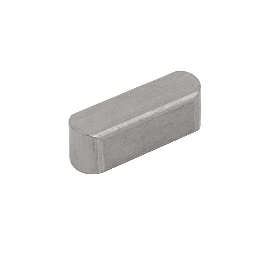 Harfington 15mmx5mmx5mm 304 Stainless Steel Key Stock Keystock Round Ended 4pcs