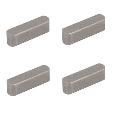 Harfington 18 mm x 5 mm x 5 mm 304 Edelstahl Schlüsselstock Schlüsselstock Silberton 4 Stück