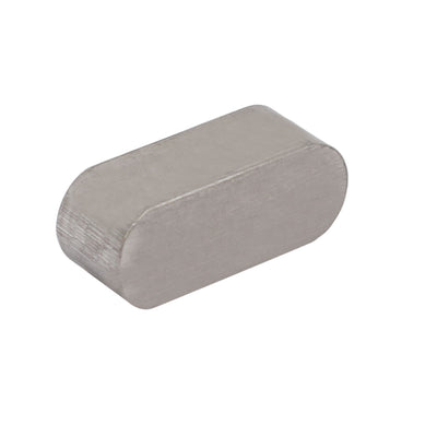 Harfington 20mmx8mmx7mm 304 Stainless Steel Key Stock Keystock Silver Tone 4pcs