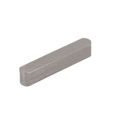 Harfington 22mmx4mmx4mm 304 Stainless Steel Key Stock Keystock Silver Tone 4pcs