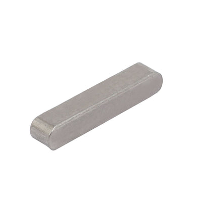 Harfington 22mmx4mmx4mm 304 Stainless Steel Key Stock Keystock Silver Tone 4pcs