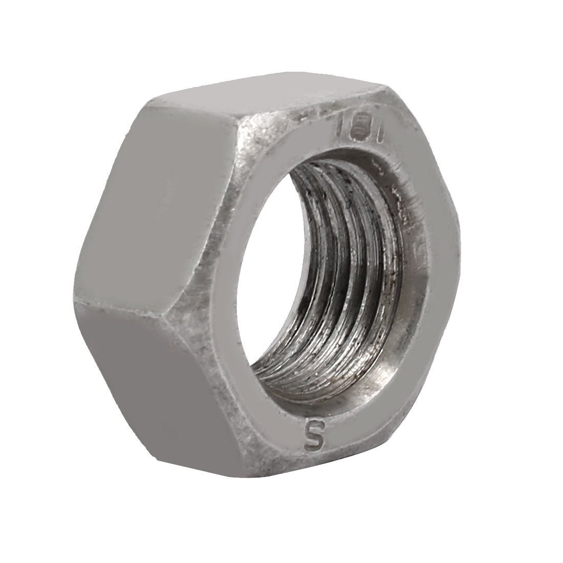 Harfington 30pcs M16 x 1.5mm Pitch Metric Fine Thread Carbon Steel Left Hand Hex Nuts