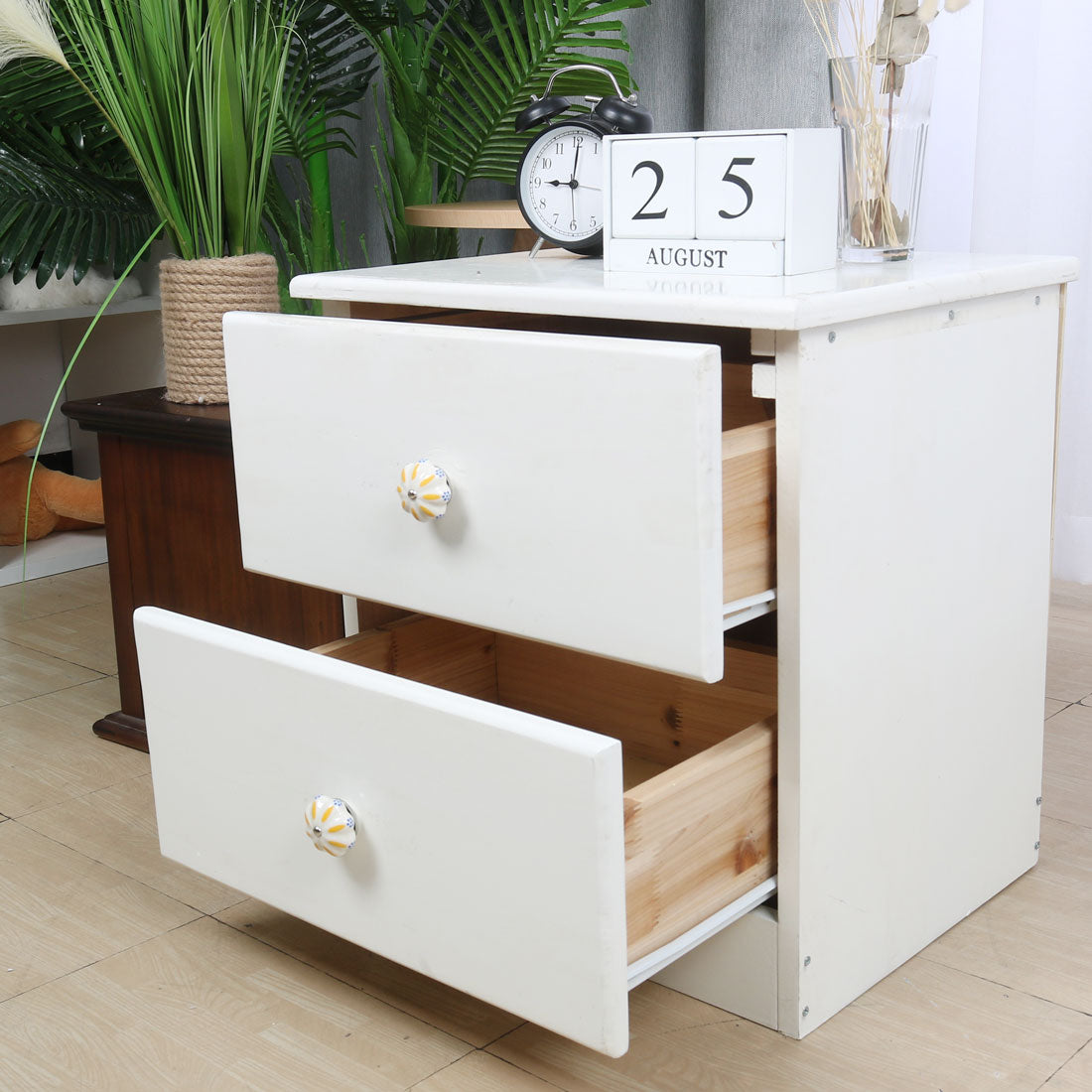 Harfington 6 x Hand Painted Ceramic Door Knobs Cabinet Drawer Wardrobe Cupboard Pull Handles