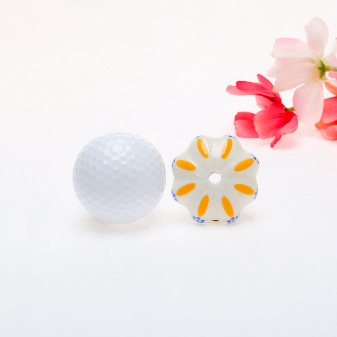 Harfington 6 x Hand Painted Ceramic Door Knobs Cabinet Drawer Wardrobe Cupboard Pull Handles