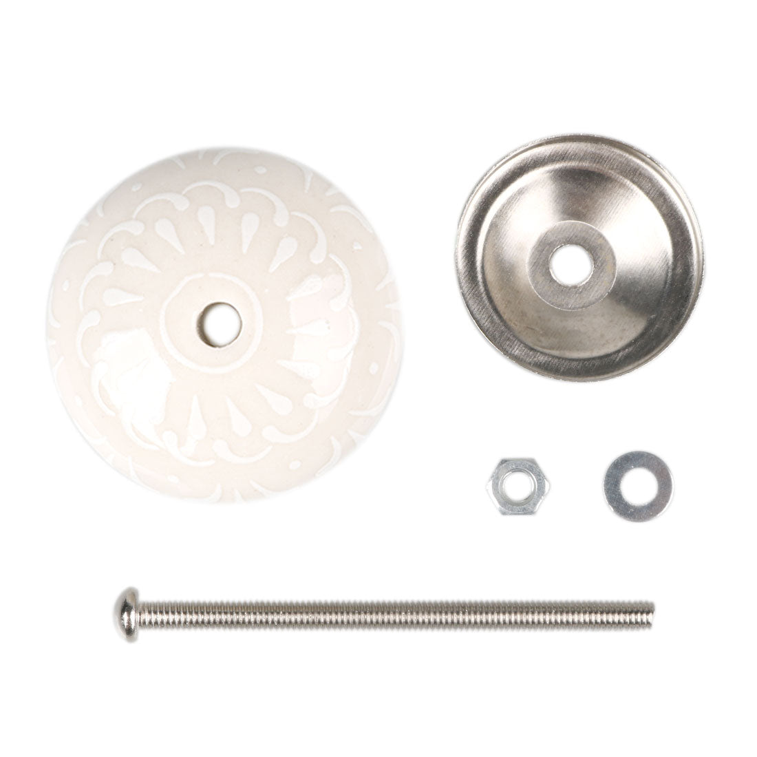 Harfington 6 x Hand Painted Ceramic Door Knobs Cabinet Drawer Wardrobe Cupboard Pull Handles