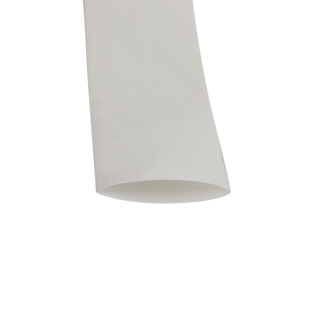 Harfington 17mm Flat Width 10M Long PVC Heat Shrinkable Tube White for AAA Battery Pack
