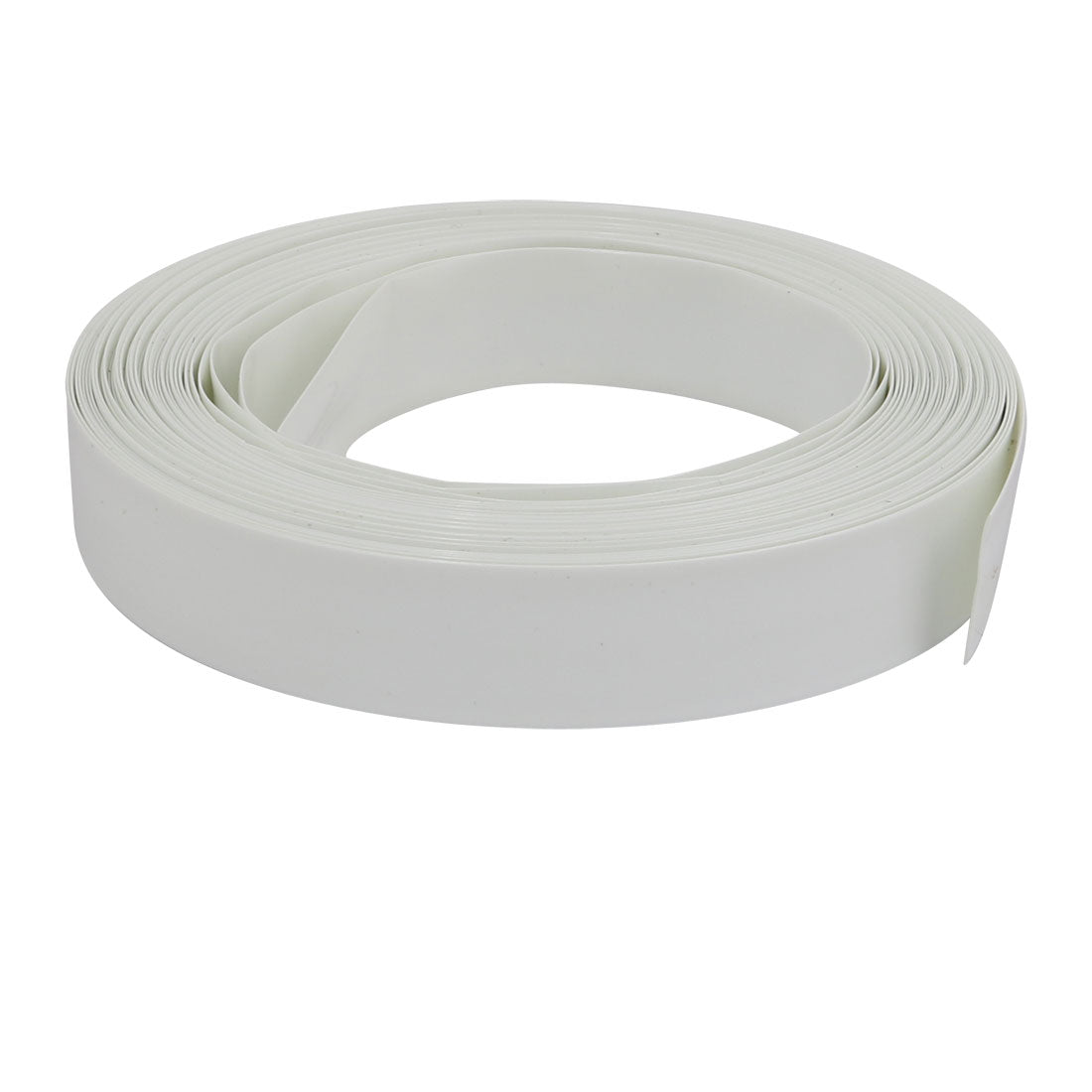 Harfington 17mm Flat Width 10M Long PVC Heat Shrinkable Tube White for AAA Battery Pack