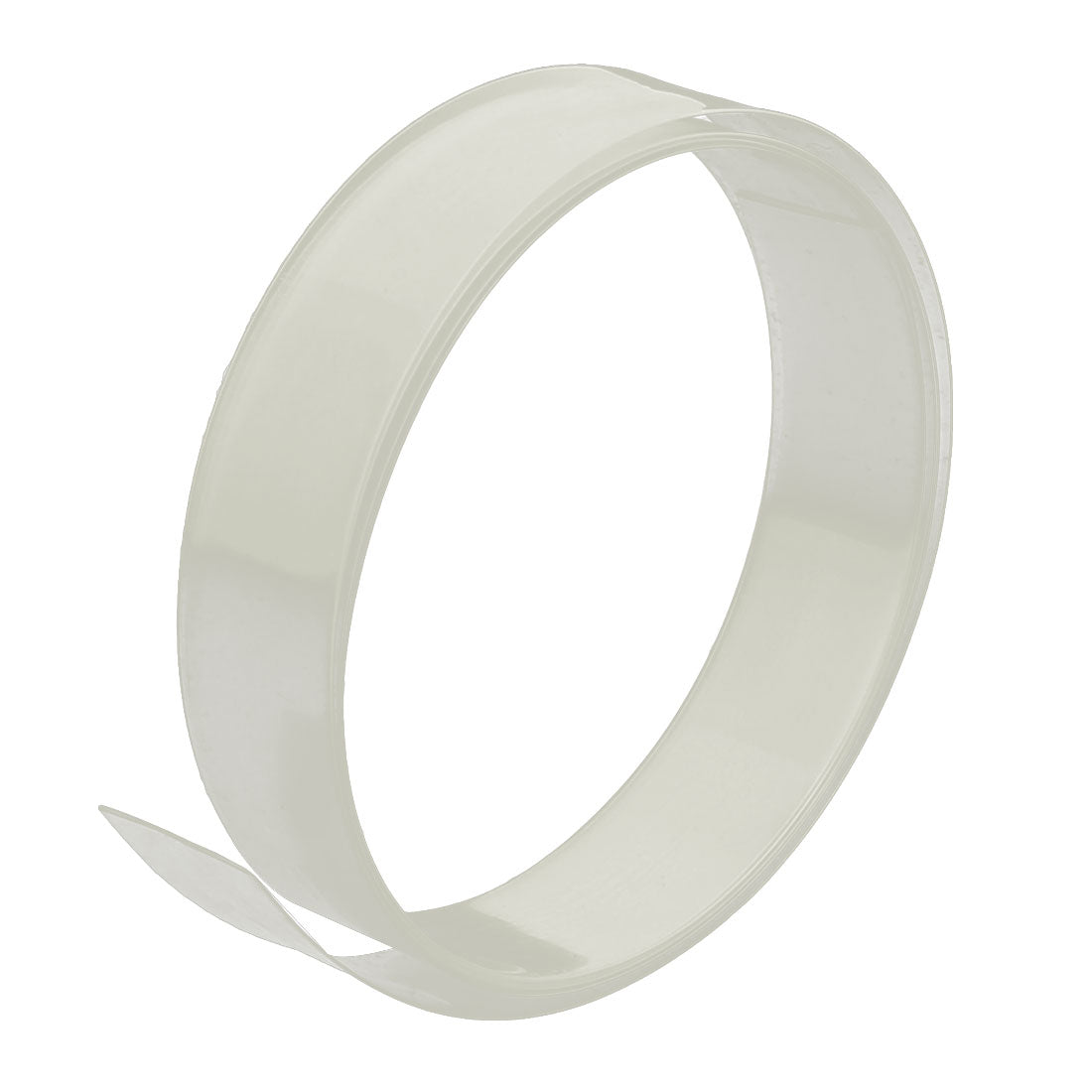 Harfington 17mm Flat Width 1M Length PVC Heat Shrinkable Tube Clear for AAA Battery