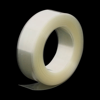 Harfington 17mm Flat Width 6M Length PVC Heat Shrinkable Tube Clear for AAA Battery