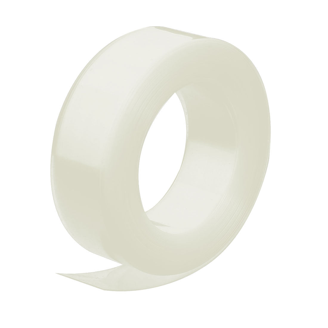 Harfington 17mm Flat Width 6M Length PVC Heat Shrinkable Tube Clear for AAA Battery