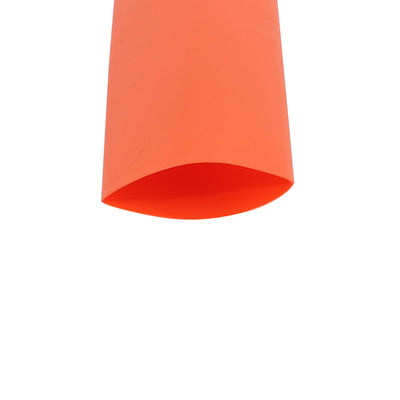 Harfington 17mm Flat Width 2M Long PVC Heat Shrinkable Tube Nacarat for AAA Battery Pack