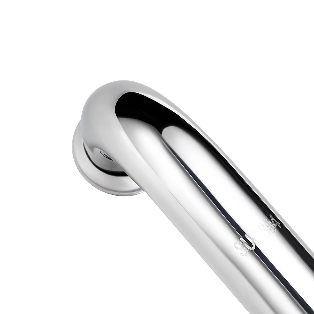 Harfington 1 Inch Dia 16.7 Inch Hole Center 304 Stainless Steel Shower Door Handle Polished