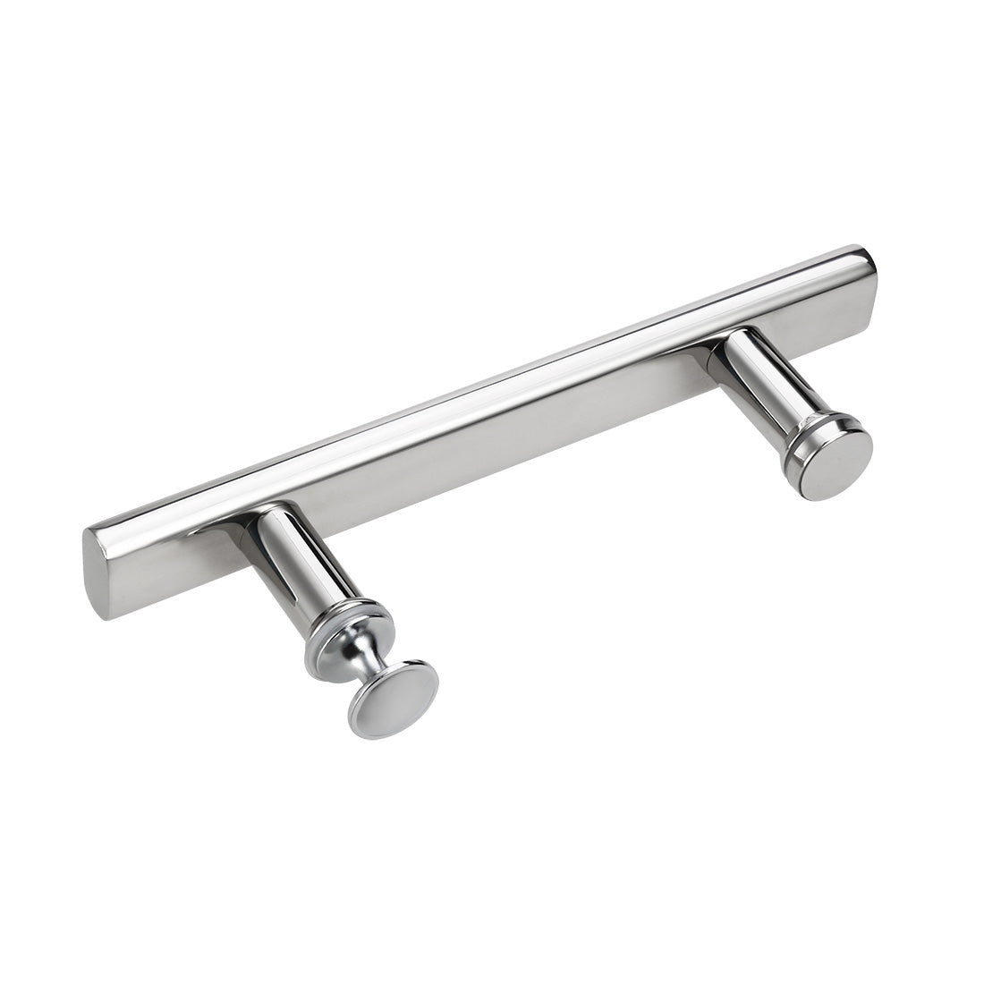 Harfington 145mm Hole Center 304 Stainless Steel Shower Door Handle Polished Silver Tone
