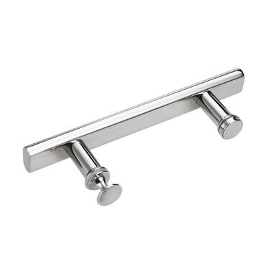 Harfington 145mm Hole Center 304 Stainless Steel Shower Door Handle Polished Silver Tone