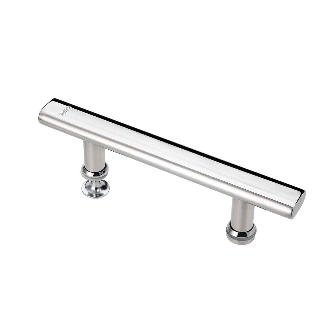 Harfington 145mm Hole Center 304 Stainless Steel Shower Door Handle Polished Silver Tone