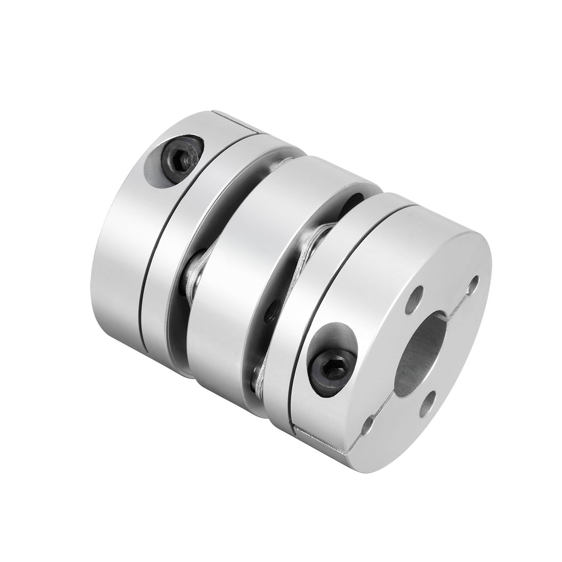 uxcell Uxcell Clamp Tight Motor Shaft 2 Diaphragm Coupling Coupler 47x39mm
