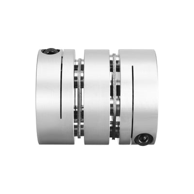 Harfington Uxcell Clamp Tight Motor Shaft 2 Diaphragm Coupling Coupler 47x39mm