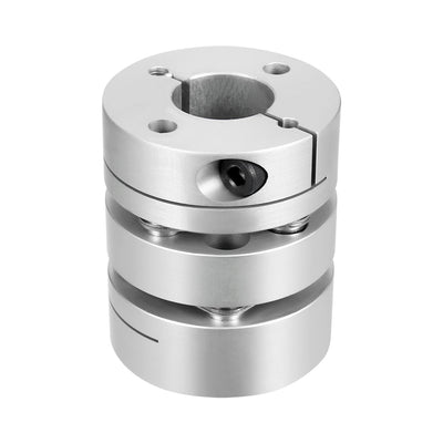 Harfington Uxcell Clamp Tight Motor Shaft 2 Diaphragm Coupling Coupler 47x39mm