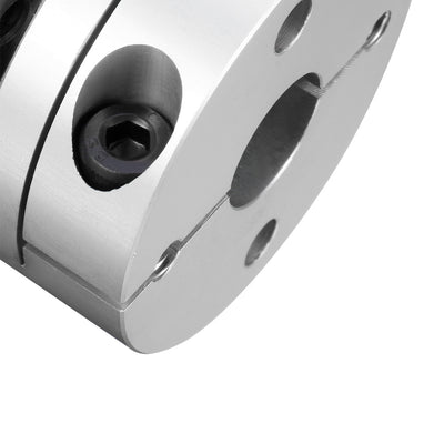 Harfington Uxcell Clamp Tight Motor Shaft 2 Diaphragm Coupling Coupler 47x39mm