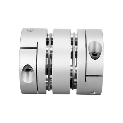 Harfington Uxcell Clamp Tight Motor Shaft 2 Diaphragm Coupling Coupler 47x39mm