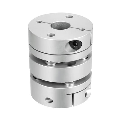 Harfington Uxcell Clamp Tight Motor Shaft 2 Diaphragm Coupling Coupler 47x39mm