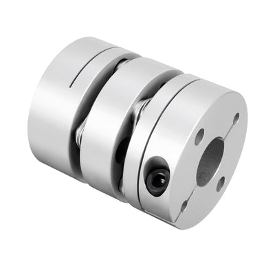 Harfington Uxcell Clamp Tight Motor Shaft 2 Diaphragm Coupling Coupler 47x39mm