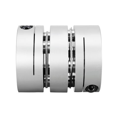 Harfington Uxcell Clamp Tight Motor Shaft 2 Diaphragm Coupling Coupler 47x39mm