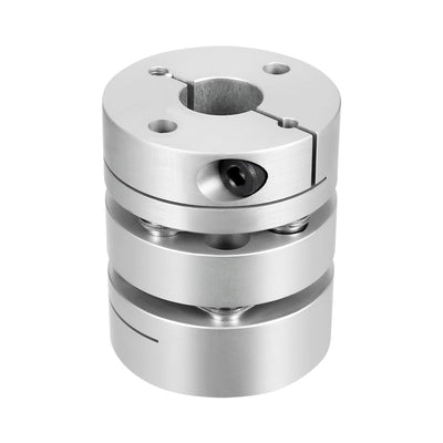 Harfington Uxcell Clamp Tight Motor Shaft 2 Diaphragm Coupling Coupler 47x39mm