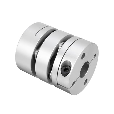 Harfington Uxcell Clamp Tight Motor Shaft 2 Diaphragm Coupling Coupler 47x39mm