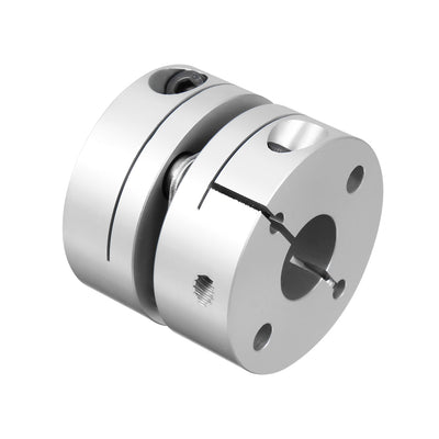 Harfington Uxcell Bore One Diaphragm Motor Wheel Flexible Coupling Joint 1 layer