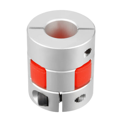 Harfington 14mm to 14mm Shaft Plum Shaped Coupling Coupler 30mm Diameter 35mm Length