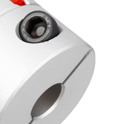 Harfington Uxcell Shaft Plum Shaped Coupling Coupler 40mm Diameter 55mm Length