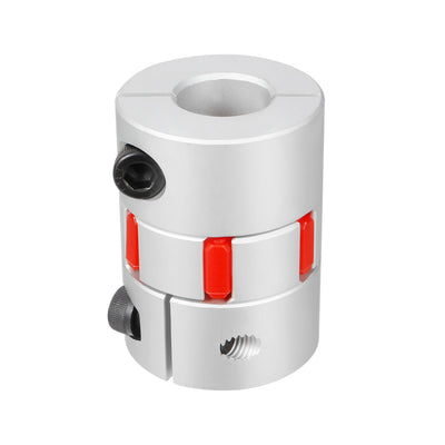 Harfington Uxcell Shaft Plum Shaped Coupling Coupler 40mm Diameter 55mm Length