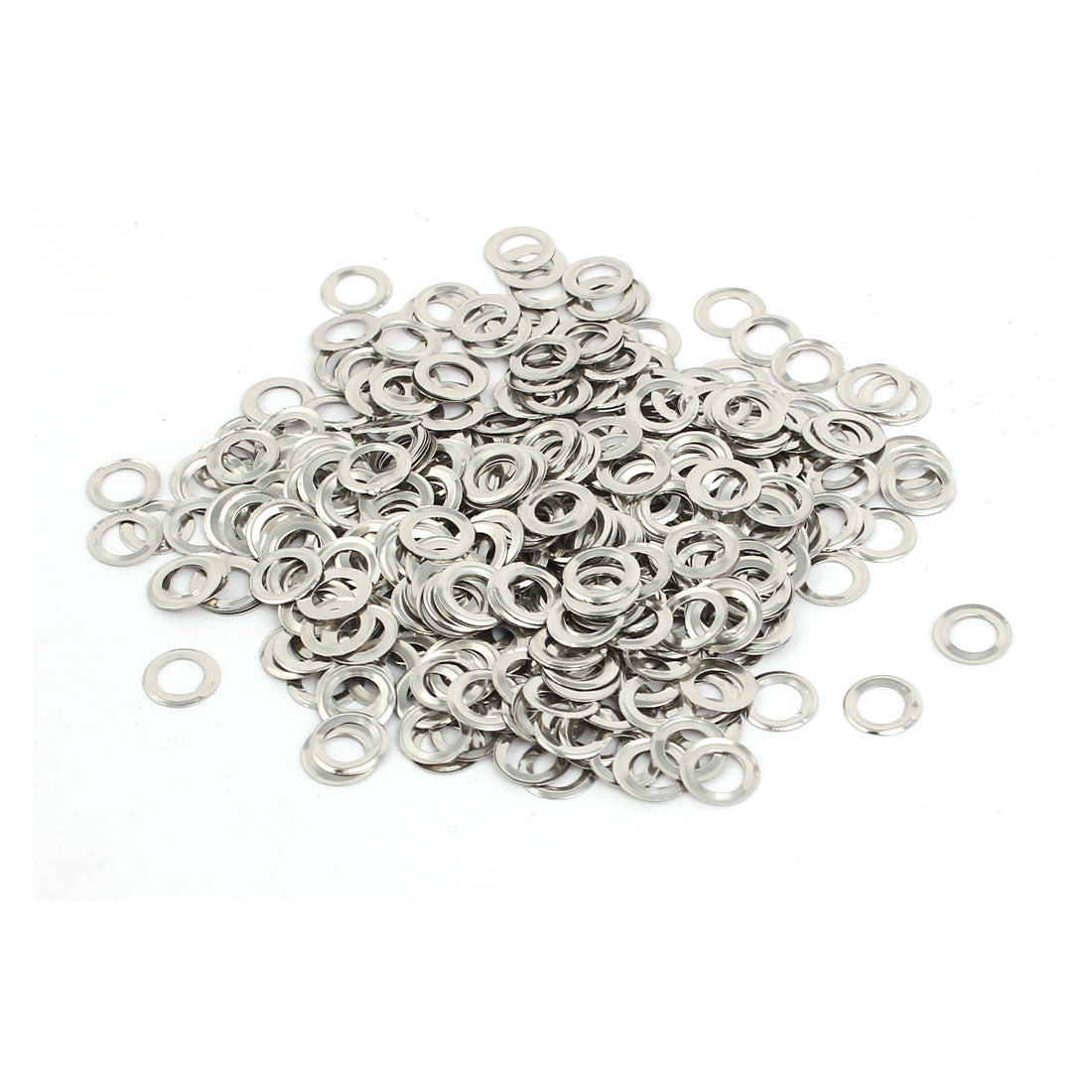 Harfington 500pcs 4mm Inner Dia 201 Stainless Steel Eyelet Grommets Kit w Washer for Leather Canvas Clothes Shoes