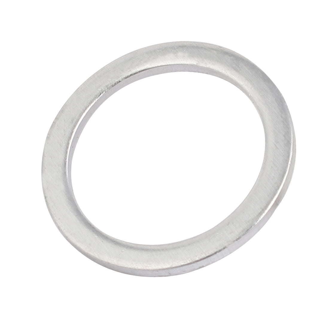 Harfington 17mmx22mmx1.5mm Engine Oil Drain Plug Crush Gasket Aluminum Flat Washer Seals 30pcs
