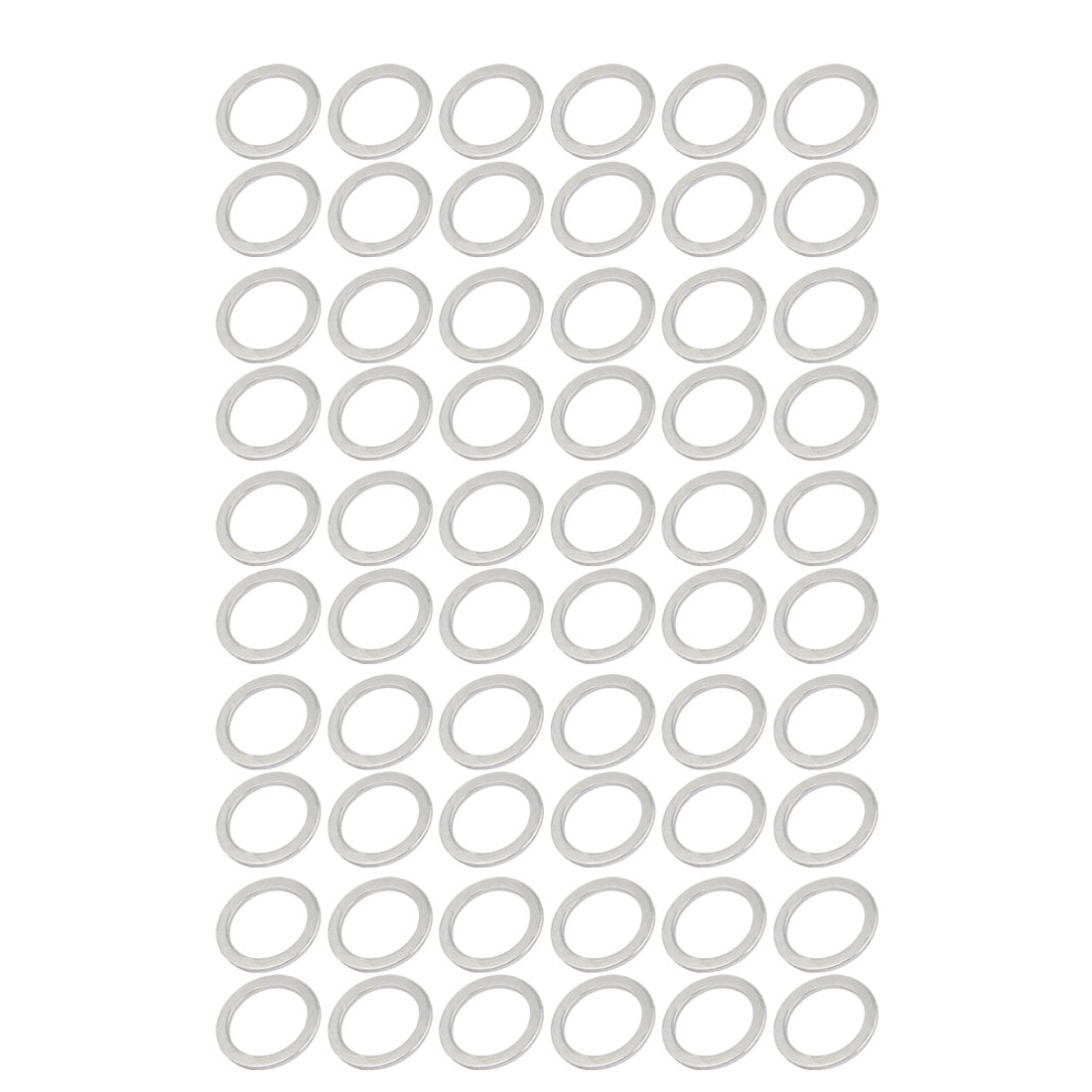 Harfington 17mmx23mmx1.5mm Engine Oil Drain Plug Crush Gasket Aluminum Flat Washer Seals 60pcs