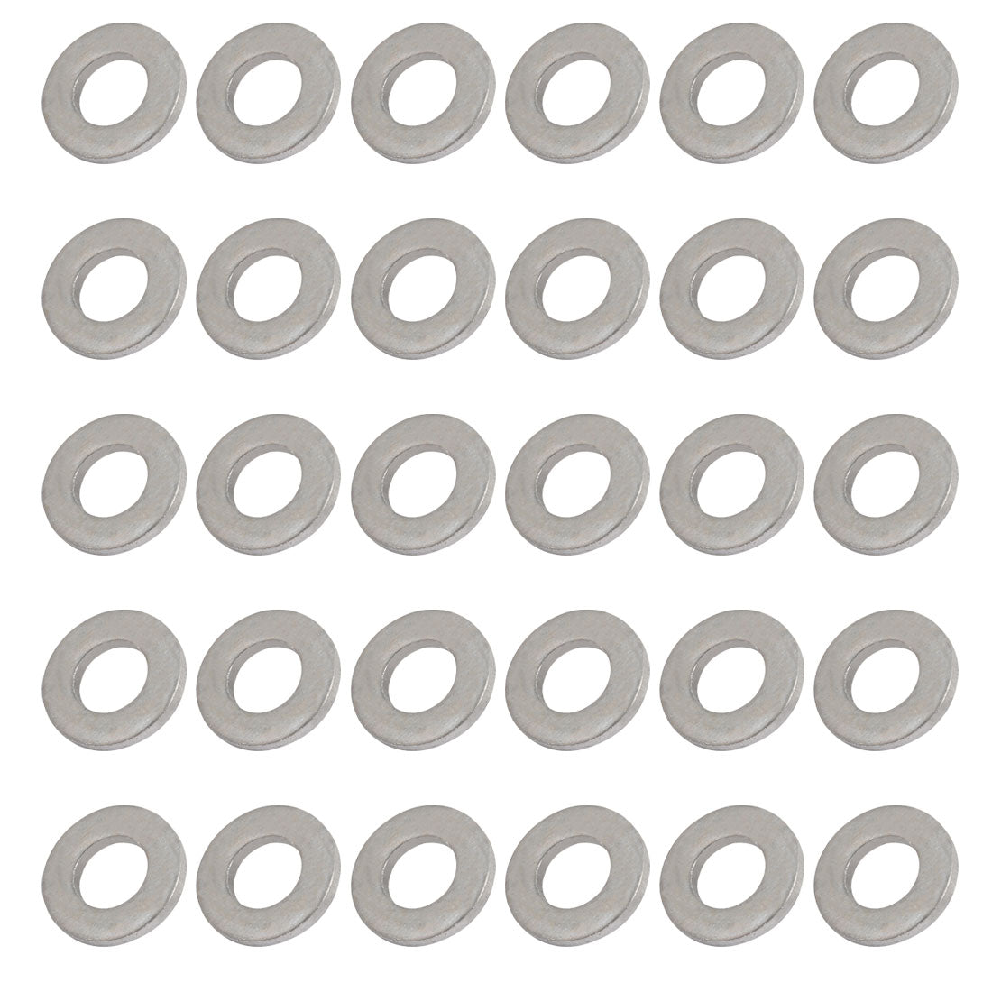 Harfington 8mmx16mmx2mm Engine Oil Drain Plug Crush Gasket Aluminum Washer Seals 30pcs