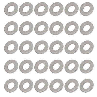 Harfington 8mmx16mmx2mm Engine Oil Drain Plug Crush Gasket Aluminum Washer Seals 30pcs