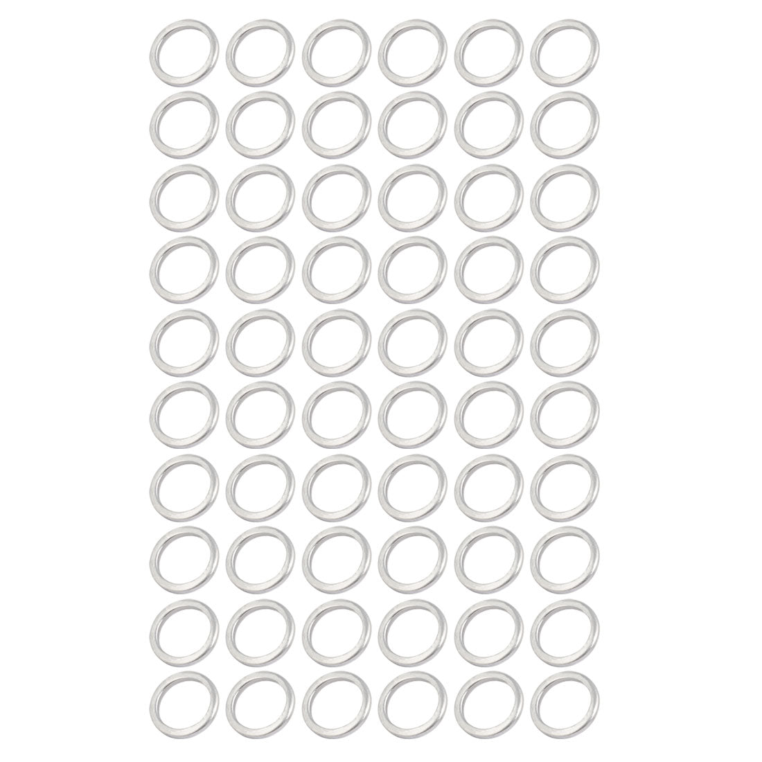Harfington 12mmx16mmx2mm Engine Oil Drain Plug Crush Gasket Aluminum Washer Seals 60pcs
