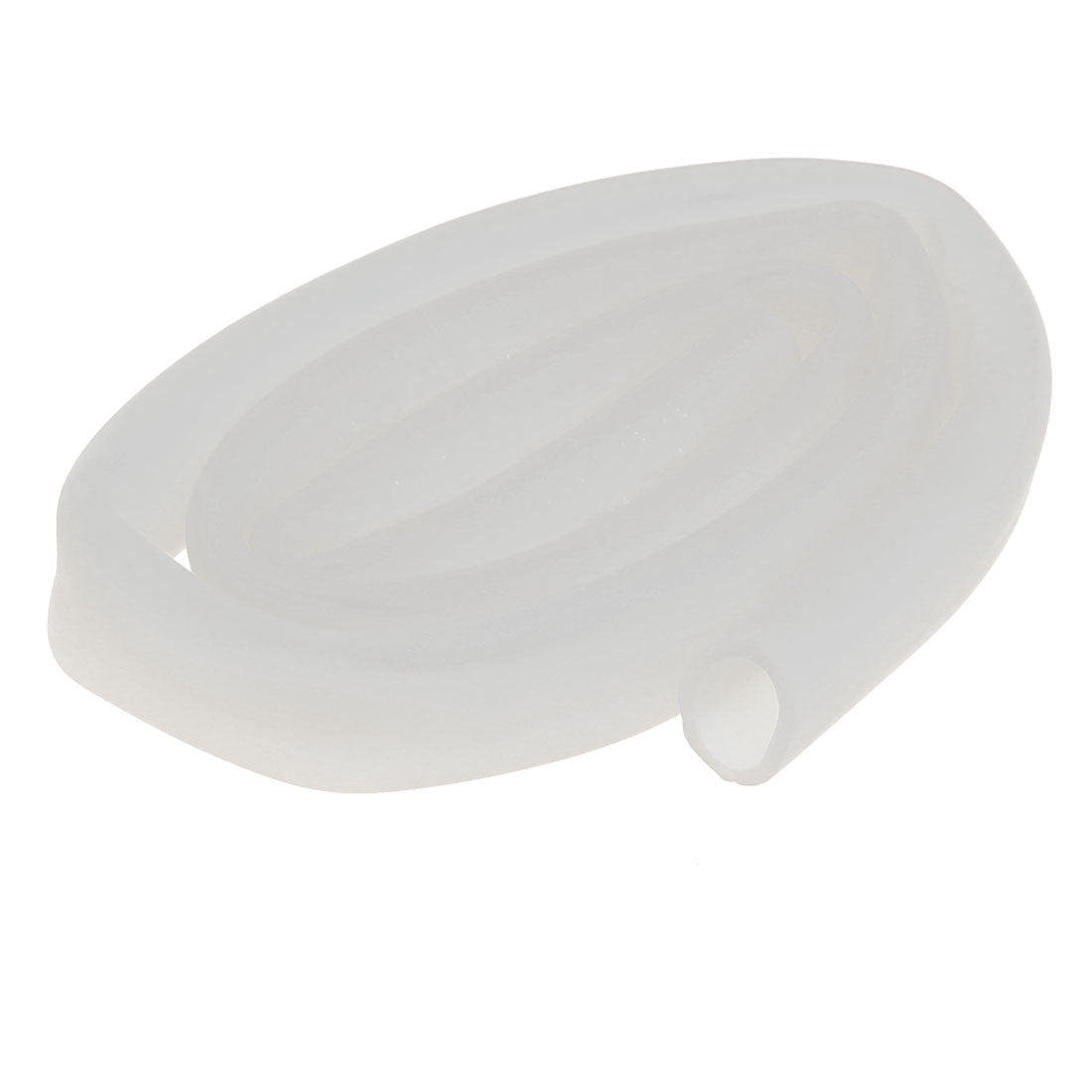 Harfington 16mm x 21mm Heat Resistant Soft Silicone Tube Hose Pipe 1 Meter Long Milky White