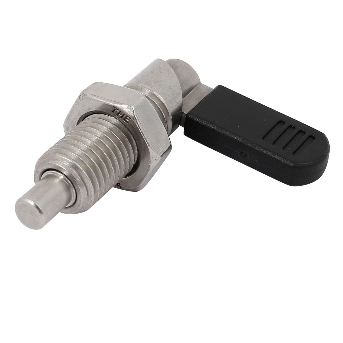 Harfington M12 Thread 6mm Pin Dia Stainless Steel Cam Action Indexing Plunger Lock-Out Type