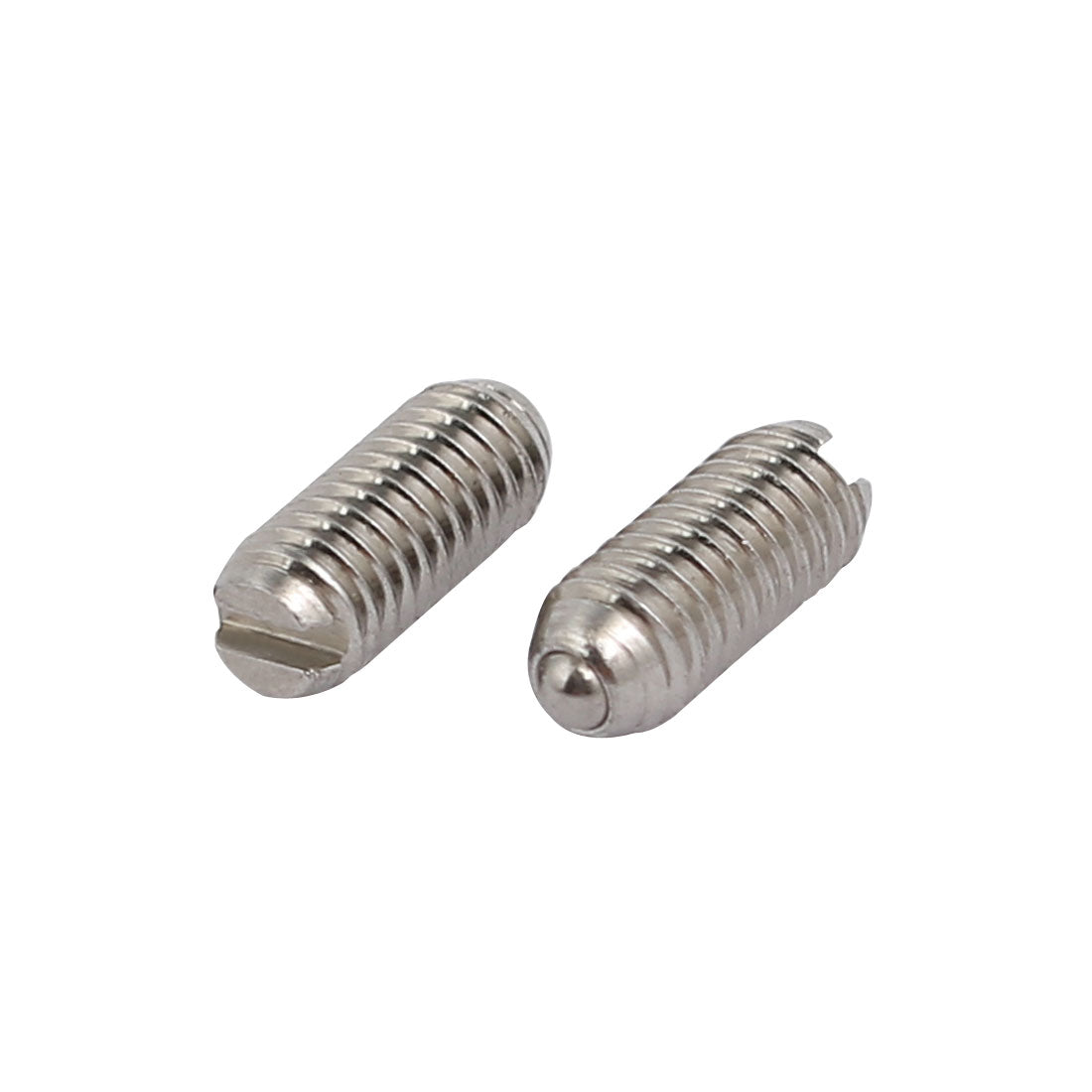 Harfington M3x7mm 304 Stainless Steel Body Slotted Ball Style Spring Plunger 5pcs