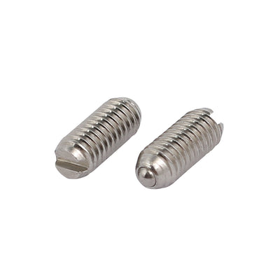 Harfington M3x7mm 304 Stainless Steel Body Slotted Ball Style Spring Plunger 5pcs