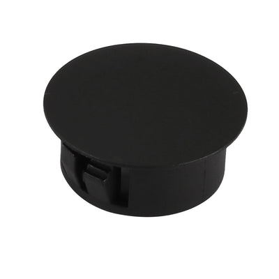 Harfington 19mm Dia Black Plastic Tubing Plug Door and Window Locking Hole Plugs