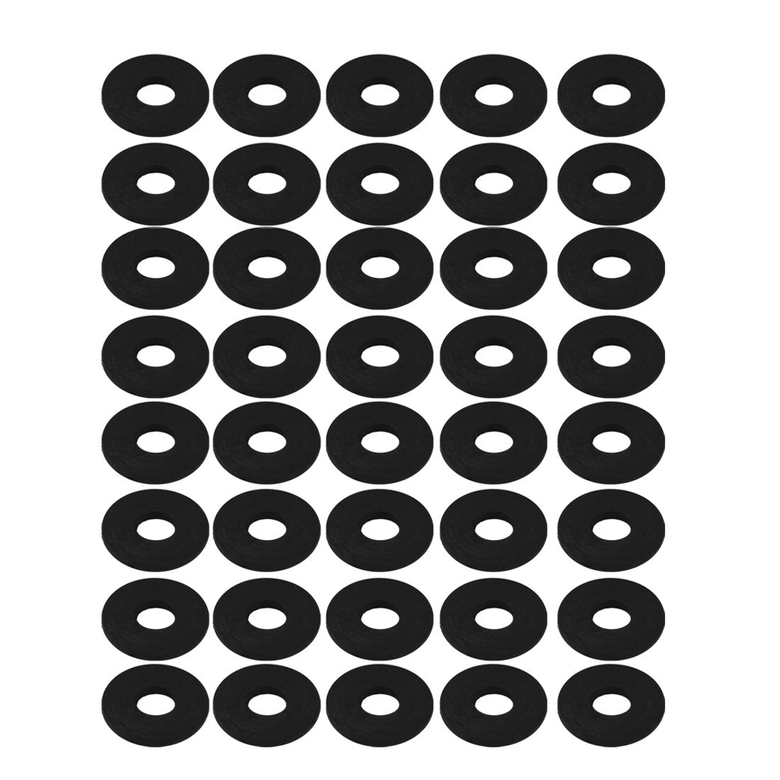 uxcell Uxcell Nitrile Rubber Flat Washers for Screw Bolt Thick Assortment Pack of 40