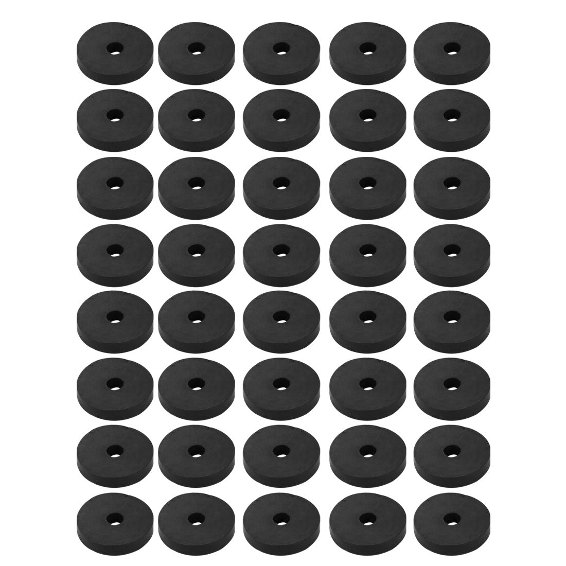 uxcell Uxcell Nitrile Rubber Flat Washers for Screw Bolt Thick Assortment Pack of 40