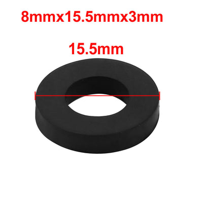 Harfington Uxcell Nitrile Rubber Flat Washers for Screw Bolt Thick Assortment Pack of 40