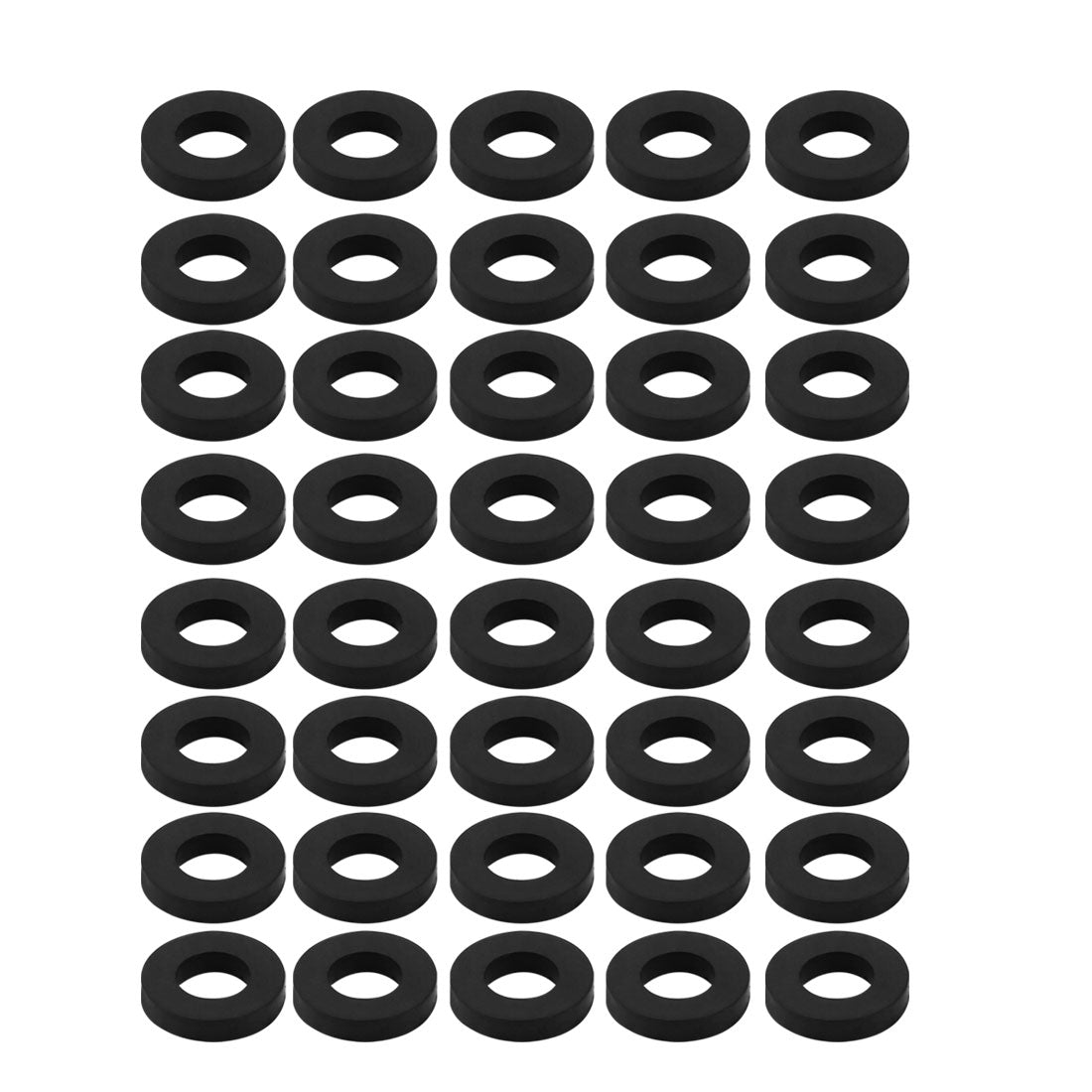 uxcell Uxcell Nitrile Rubber Flat Washers for Screw Bolt Thick Assortment Pack of 40